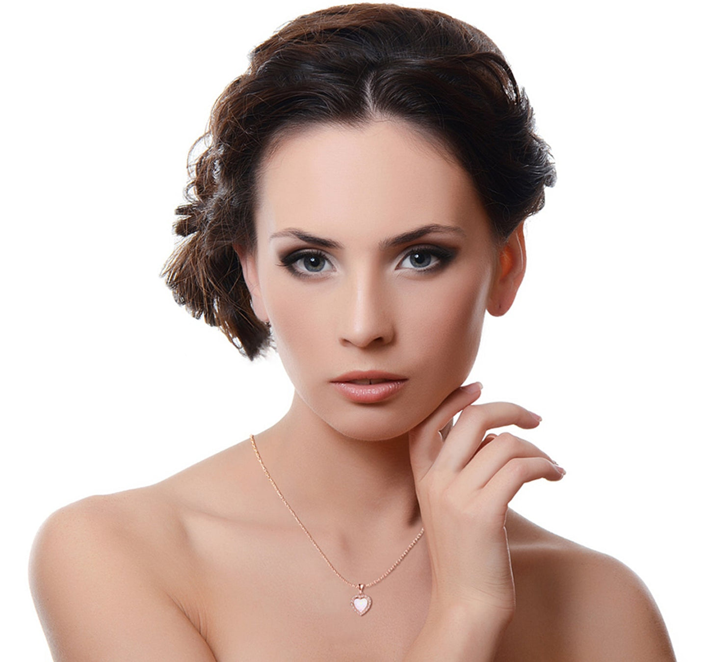 3 Carat Heart Necklace for Women