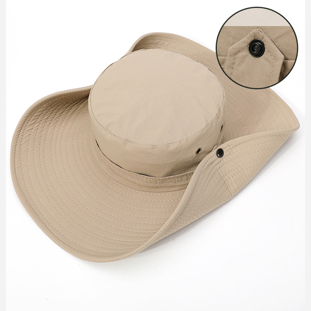 Sun Hat for Men/Women, Wide Brim Bucket Hat Waterproof Breathable