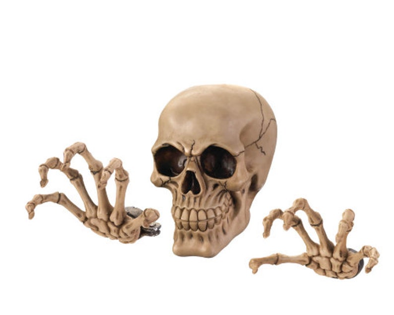 3D-Effect Skeleton Gothic Wall Décor