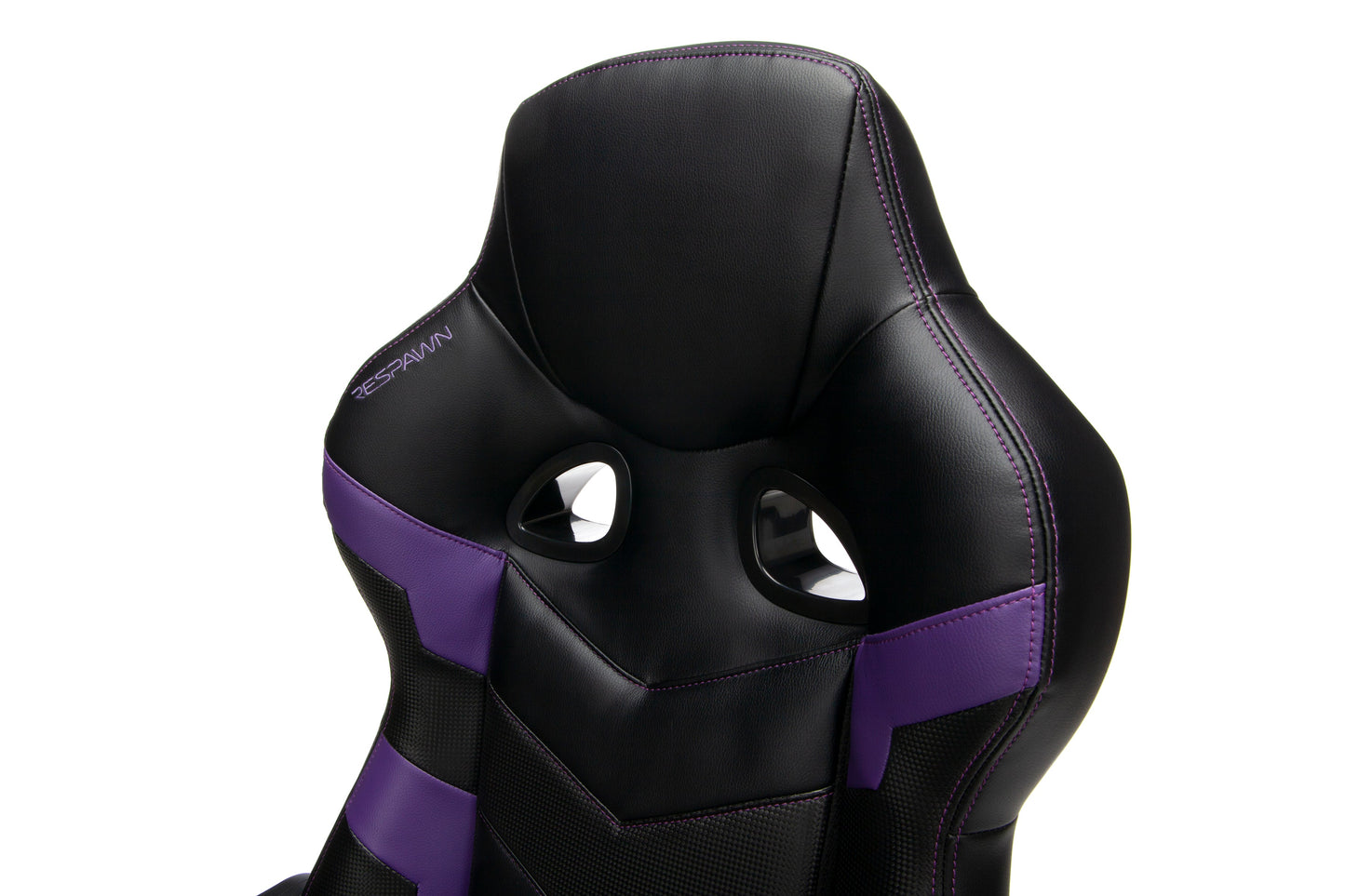 Bonded Leather Racing Style Gaming Chair, Reclining Chair, Purple