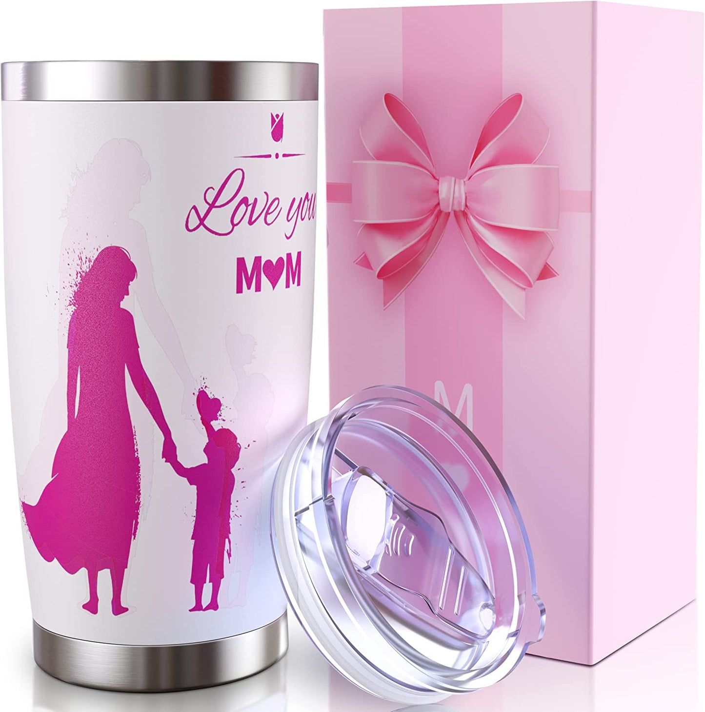 Gifts for Him Her Boyfriend, I LOVE YOU MORE THAN MY LIFE Tumbler 20oz, Valentines Anniversary