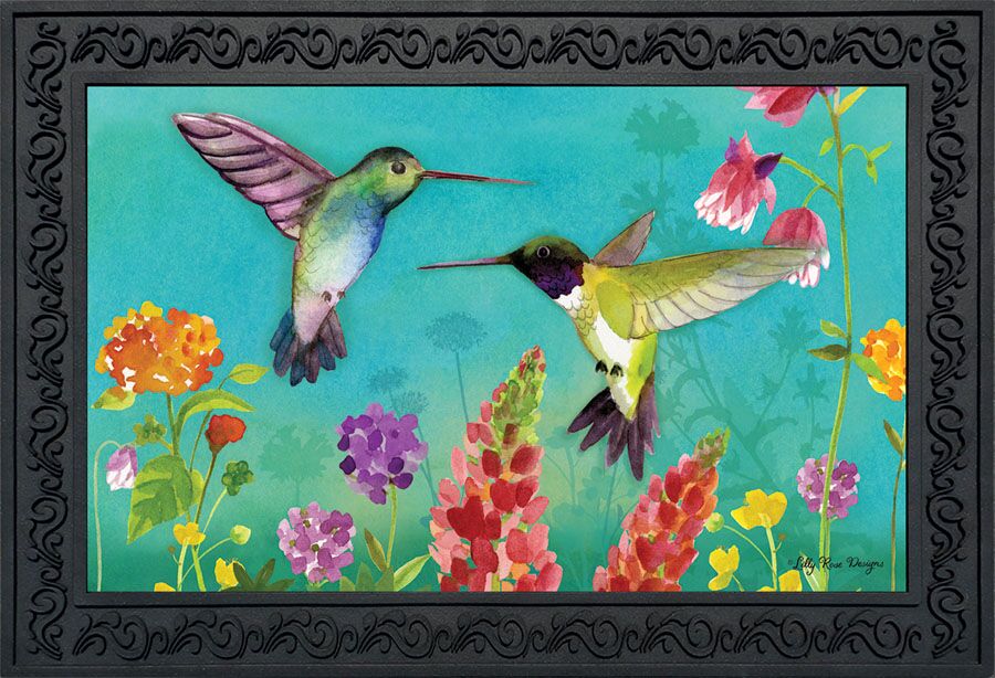 Hummingbird Spring Doormat 18" x 30"