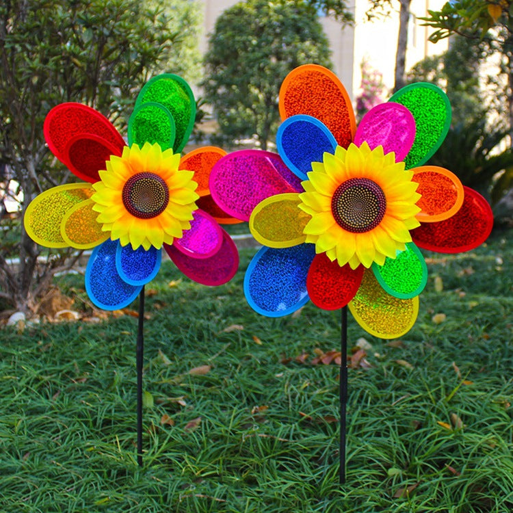 3" Multi-color PVC Wind Spinner