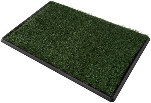 Large Artificial Grass Pee Pads w/ Tray Set of 3 Pads