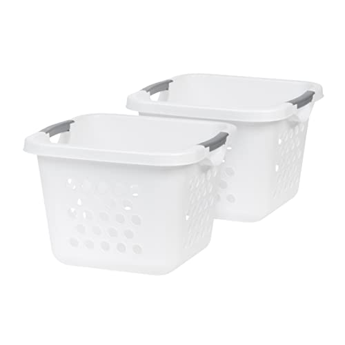 Comfort Carry Laundry Basket, White
