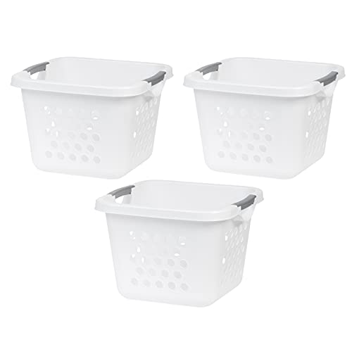 Comfort Carry Laundry Basket, White