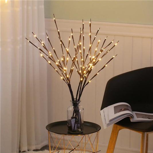 Warm White  Christmas LED Willow Branch Lamp Decoration