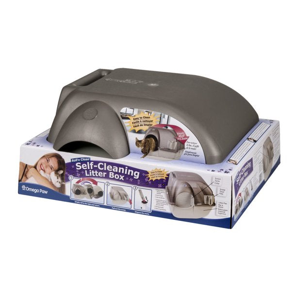 Roll 'N Clean Self Cleaning Litter Box Regular Size