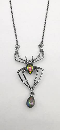 Halloween Vintage Gothic Spider Necklace for Women