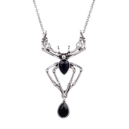 Halloween Vintage Gothic Spider Necklace for Women