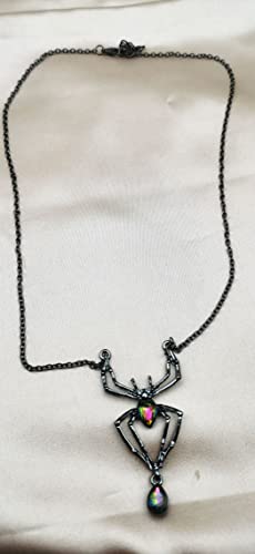 Halloween Vintage Gothic Spider Necklace for Women