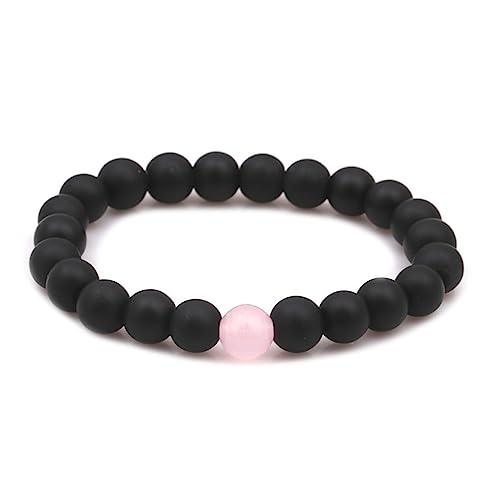 Men Women Lava Bracelet Beads Bracelet Bangle Stretch Stone Beads Bracelets Friendship Couples Gifts,