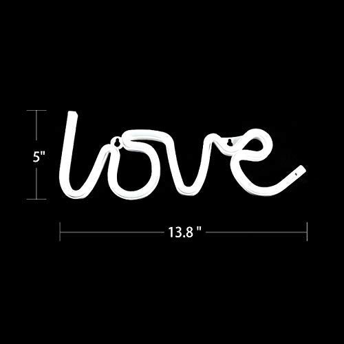 Love Neon Sign USB or Battery Powered Night Light