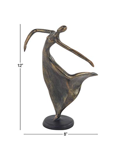 Ballet Dancer Sculpture, Brass