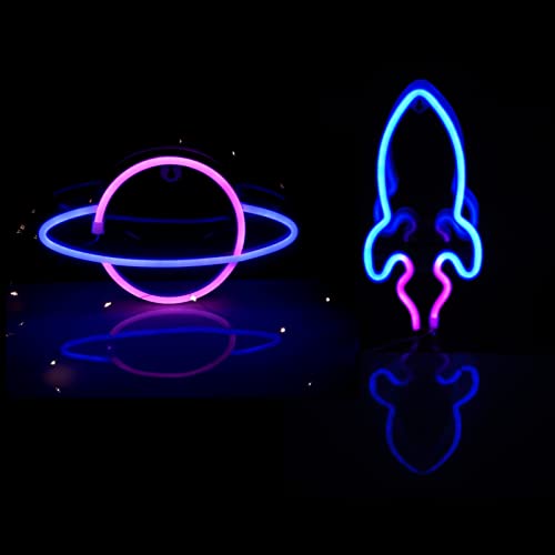 3 Pcs LED Neon Signs Wall Decoration