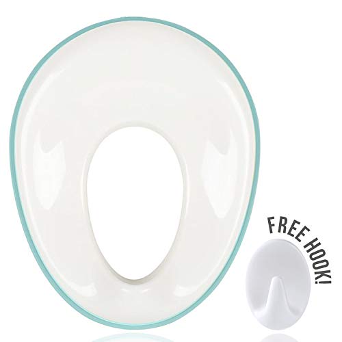 Potty Training Seat for Boys & Girls, Fits Round & Oval Toilets, Non-Slip w/ Splash Guard