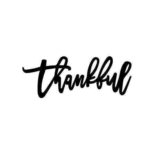 Home Metal Cutout-Thankful Wall Sign-3D Word Art Home Accent