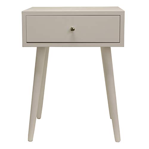 One Drawer Side Table- Wood