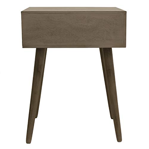 One Drawer Side Table- Wood