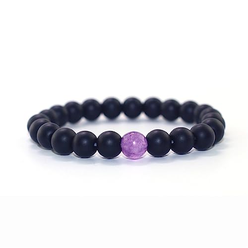 Men Women Lava Bracelet Beads Bracelet Bangle Stretch Stone Beads Bracelets Friendship Couples Gifts,