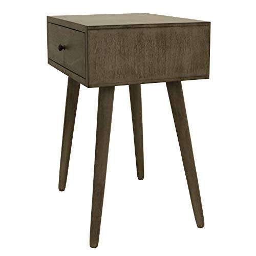 One Drawer Side Table- Wood