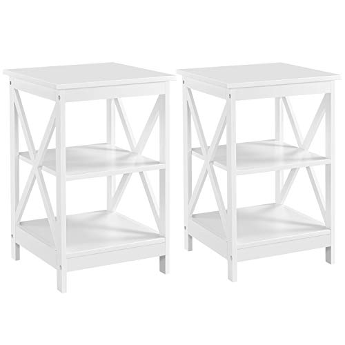 Set of 2 -3-Tier End Table  for Living Room