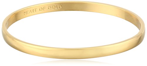 "Heart of Gold" Bangle Bracelet, 7.75"