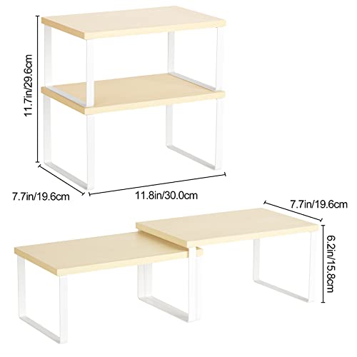 Kitchen Organizer Set of 2 Stackable