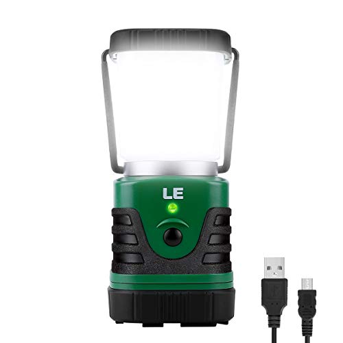 LED Camping Lantern Rechargeable, 1000LM - USB Cable Included