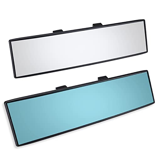 Universal 12 Inch Interior Clip On Panoramic Rearview Mirror