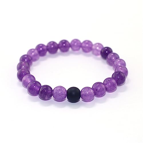 Men Women Lava Bracelet Beads Bracelet Bangle Stretch Stone Beads Bracelets Friendship Couples Gifts,