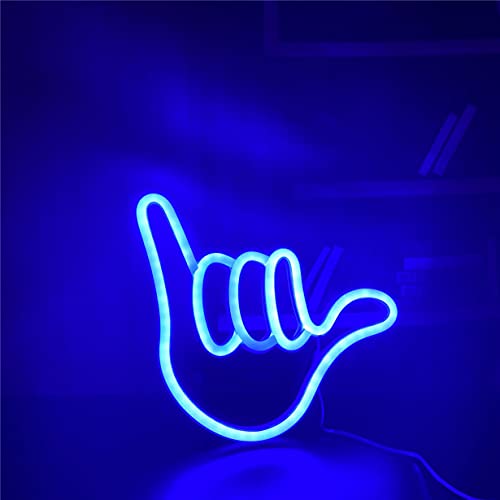 Hand Shape Finger Neon Sign Lights Decorative Neon Light USB or Battery Operated