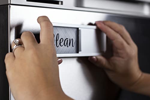 Dishwasher Magnet Clean Dirty Sign, Strong Universal Dirty Clean