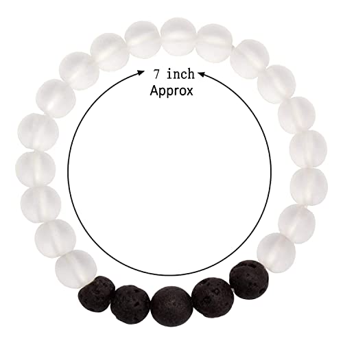 Beaded Bracelets for Men/Women Set Healing Crystal Bead  Bracelets