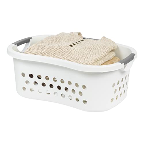 Comfort Carry Laundry Basket, White