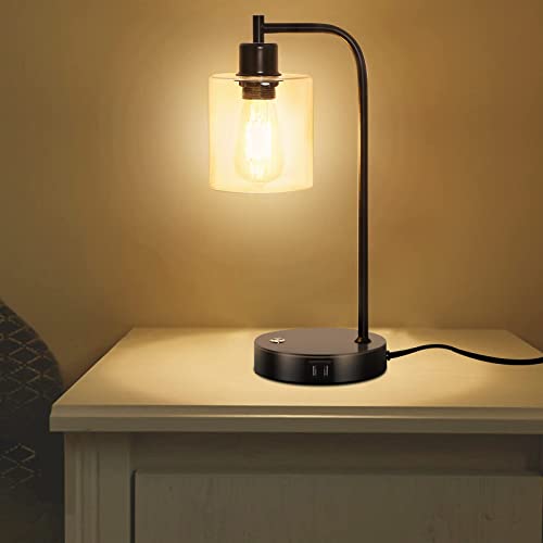 𝗦𝗺𝗮𝗹𝗹 𝗧𝗼𝘂𝗰𝗵 𝗚𝗼𝗹𝗱 𝗧𝗮𝗯𝗹𝗲 𝗟𝗮𝗺𝗽 for Small Spaces 3 Way Dimmable Industrial Bedside Lamp