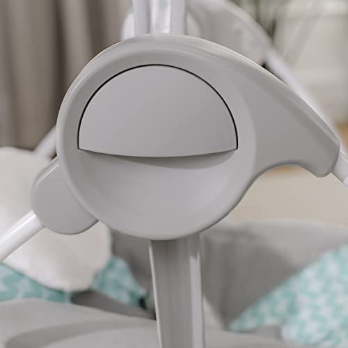 Easy-Fold Portable Baby Swing, Goji, Blue