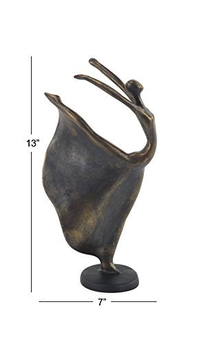 Ballet Dancer Sculpture, Brass