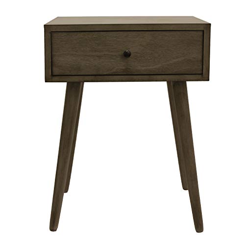 One Drawer Side Table- Wood