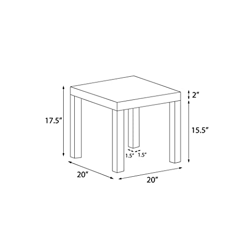 White End Table for Home Decoration