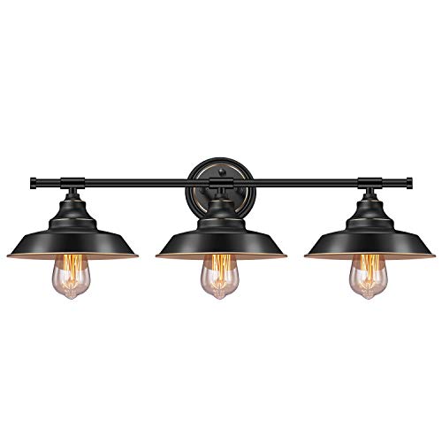 Farmhouse Rustic Style Vintage 3-Lights Vanity Wall Sconce