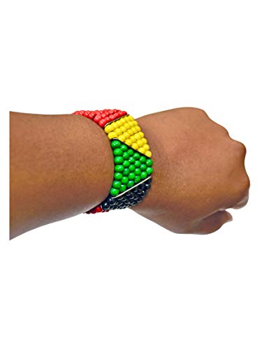 Jamaican Bracelet Multicolor Beaded Rasta For Men/Women