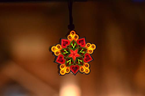 Mini Car Christmas Lantern Decoration