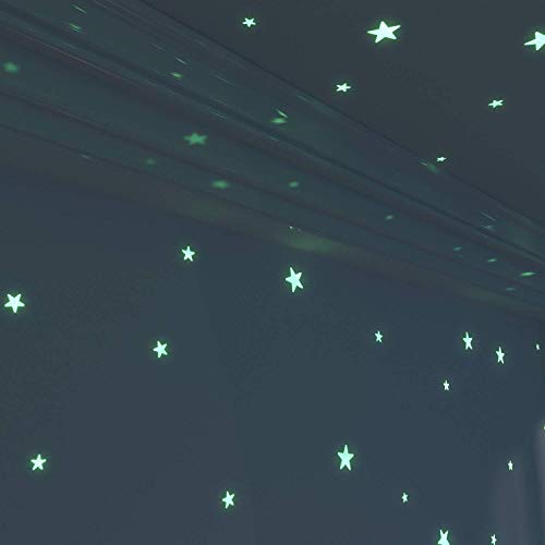 3D 633 Pcs Glow in The Dark Stars Decals Decor for Ceiling Decoration