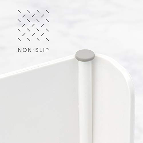 Kitchen  Shelf Steps Organizer, White