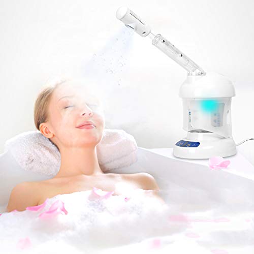 Facial Steamer w/ Extendable Arm Ozone Table Top Mini Spa Face Steamer Design