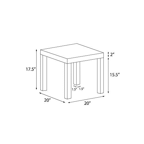 White End Table for Home Decoration