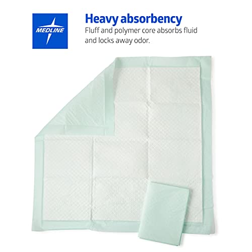 36" x 36" Quilted Bed Pads, Large Disposable Underpads, 50 Per Case