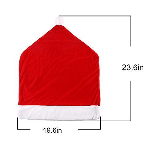 Santa Claus Hat  Christmas Chair Covers