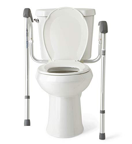 Safety Frame for Toilet with Easy Installation, Height Adjustable Legs, Bathroom Safety